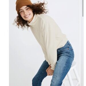 Madewell Corduroy Turtleneck Top Medium